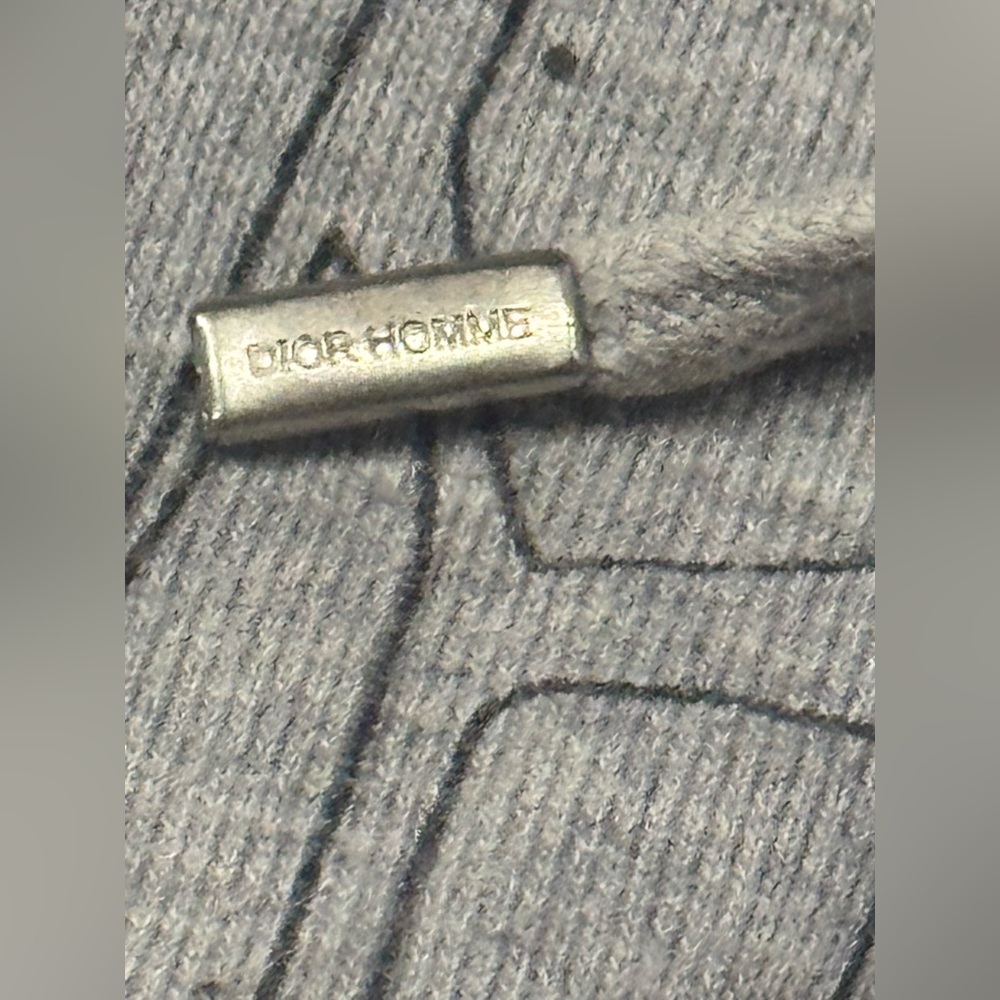 DIOR Homme x Kris Van Assche grey hoodie vintage - Picture 6 of 6